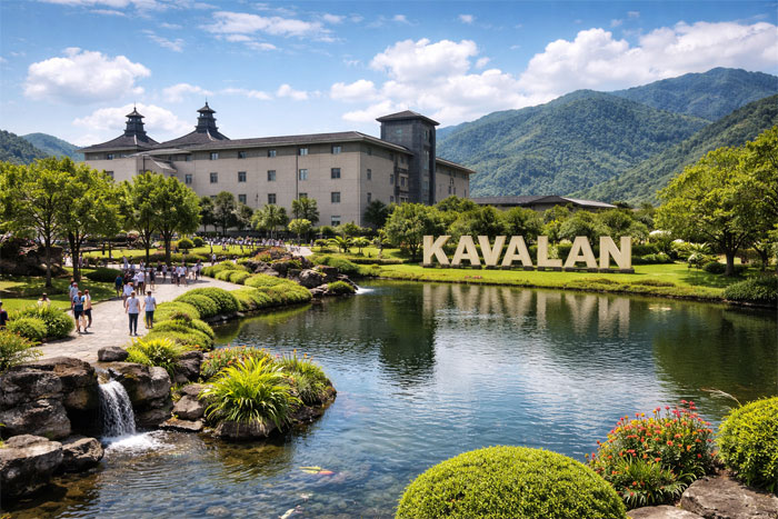 Kavalan whisky distillery in Yilan, Taiwan
