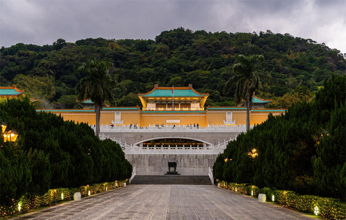 National Palace Museum Taipei main building exterior Taiwan