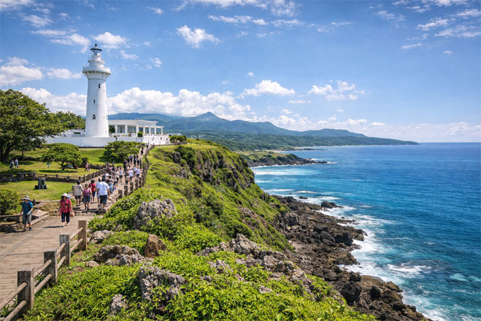 Eluanbi Lighthouse in Kenting National Park, Taiwan