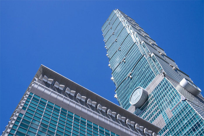 Taipei 101 bamboo inspired architecture Taipei Taiwan