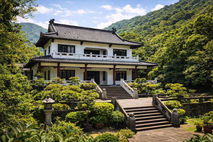 Yangmingshuwu, ancienne résidence de Chiang Kai-shek dans le parc national de Yangmingshan à Taïwan